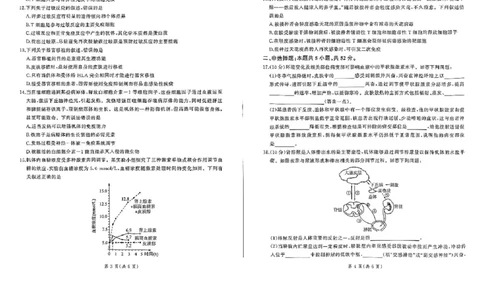 生物(1)_1多考区联考_1110百师联盟2024-2025学年高二上学期11月期中考试_百师联盟2024-2025学年高二上学期11月期中考试生物