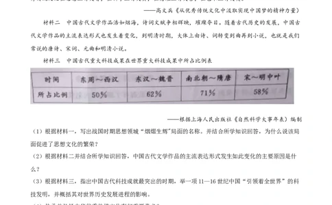 精品解析：内蒙古通辽市2020年中考历史试题（原卷版）_中考真题_6.历史中考真题2015-2024年_2020历史真题79份_2020年中考真题精品解析历史（内蒙古通辽卷）精编word版