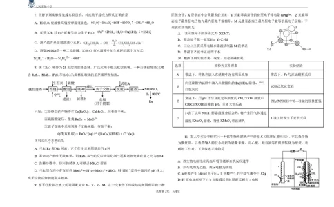 2025届黑龙江省大庆实验中学高三下学期得分训练（四）化学试题（含答案）_2025年5月_250520黑龙江省大庆实验中学二部2025届高三下学期得分训练（四）