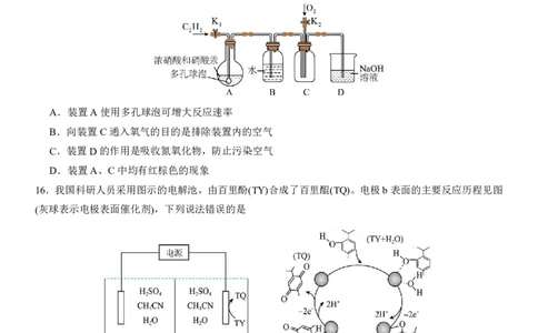 2026届高三第一学期阶段考试化学(定稿)_2025年10月_251020广东省汕头市金山中学2025-2026学年高三上学期10月阶段考试（全科）