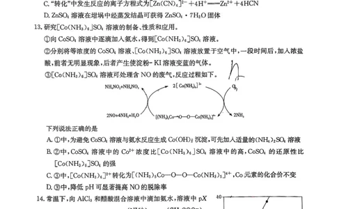 2025届湖南省长沙市第一中学高三下学期模拟（一）化学试题（含答案）_2025年5月_05022025届湖南省长沙市第一中学高三下学期模拟（一）