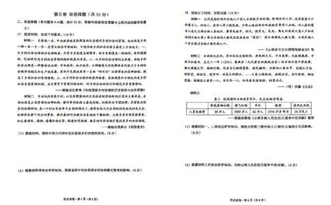 云南省红河州、文山州2025届高中毕业生第一次复习统一检测历史_2025年1月_250102云南省红河州、文山州2025届高中毕业生第一次复习统一检测