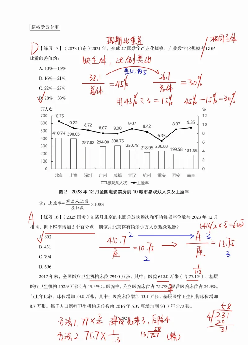 高照丨26资料分析3+2（专项练习2）_2026考公资料_（05）超格_2026年超格行测申论六合一理论实战班_资料分析理论实战班（3+2）高照&牟立志_高照丨26资料分析3+2听课笔记