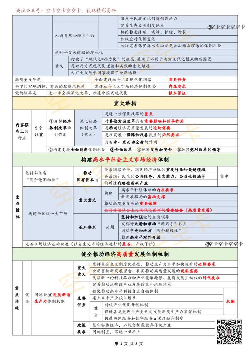 646068453680277二十届三中全会知识点表格空卡原创_2026考公资料_（49）政治理论合集_政治理论合集_空卡政治9.9考研救命资料包（政治理论可看）