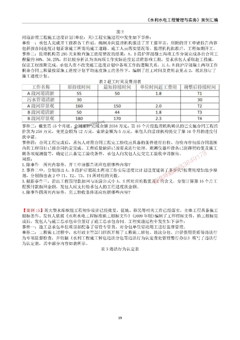 2025年一级建造师《水利水电工程管理与实务》案例汇编_2026年一级建造师_2026年一建水利_2025年一建水利SVIP_01-精华文档✿电子教材✿历年真题_23-水利《案例汇编》SMR推荐