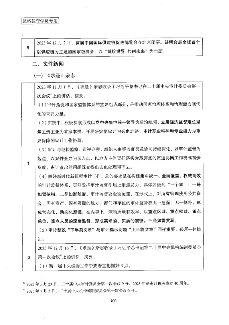 超格冲刺班时政省情专项讲义+练习题_2026考公资料_（05）超格_超格时政_超格全国时政重点+重要会议讲话+720题