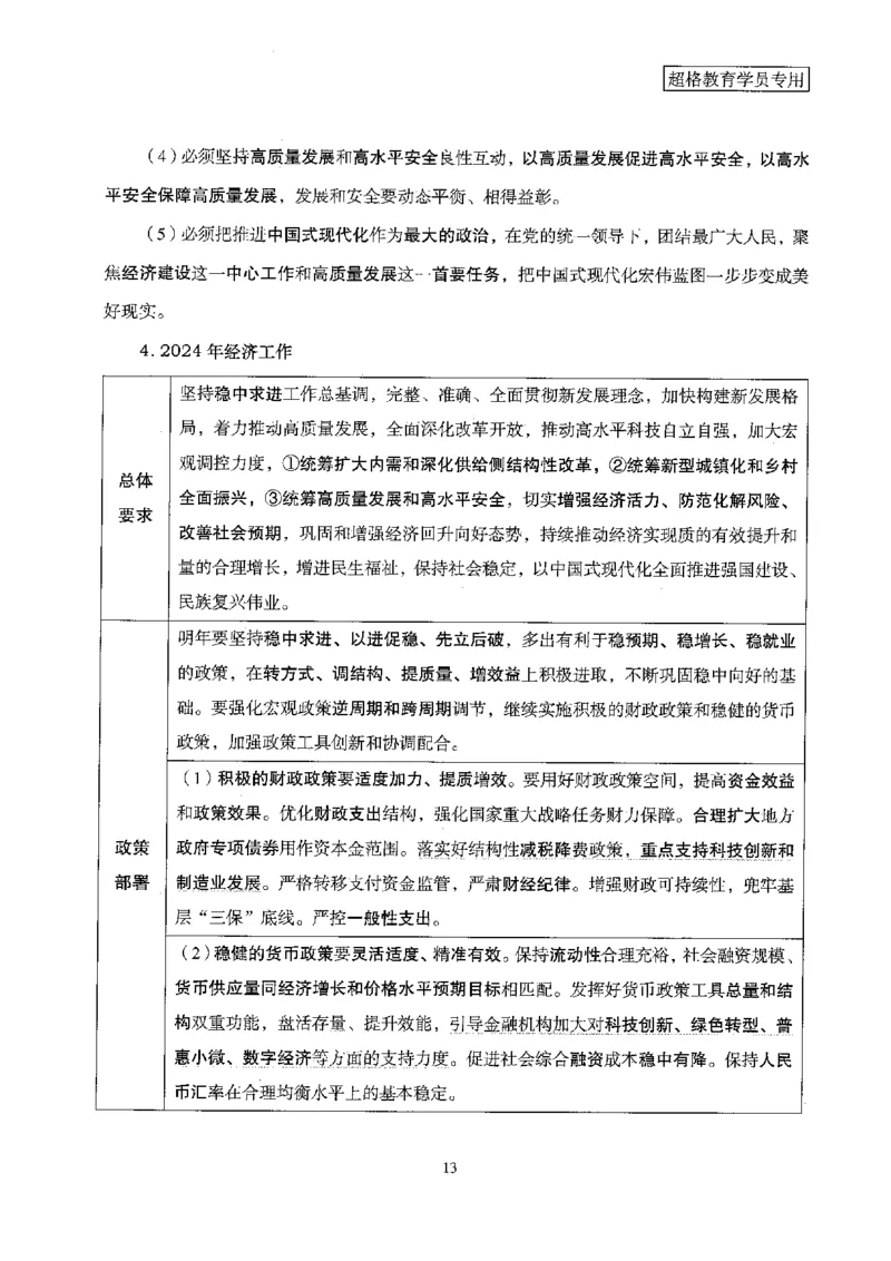 超格冲刺班时政省情专项讲义+练习题_2026考公资料_（05）超格_超格时政_超格全国时政重点+重要会议讲话+720题