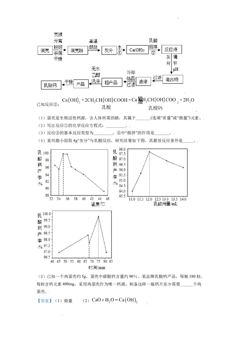 精品解析：江苏省常州市2021年中考化学试题（解析版）_中考真题_5.化学中考真题2015-2024年_地区卷_江苏省_江苏常州中考化学08-22