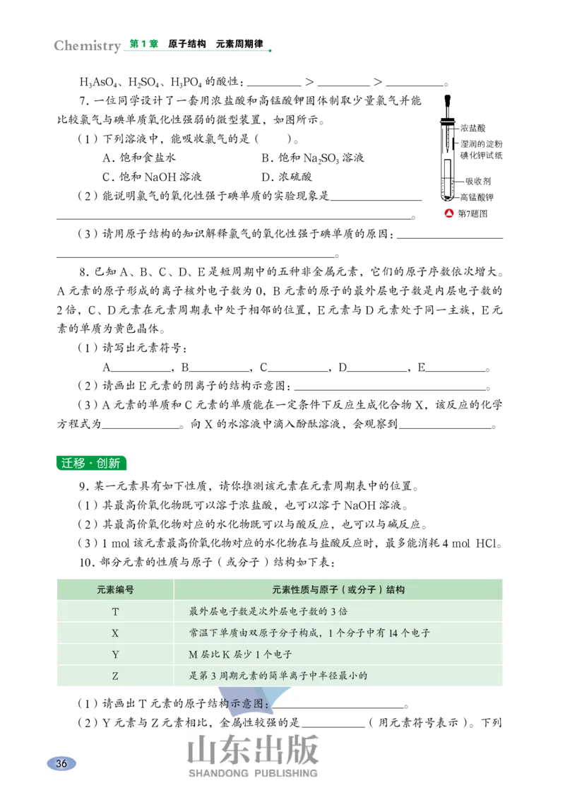 鲁科版高中化学必修2(2017课标版)_4-教培资料-26年最新资料-同步更新_初中高中教资_03科三专项（进去保存报考的学科即可）_02科三专项（笔记真题思维导图教学设计版本二）