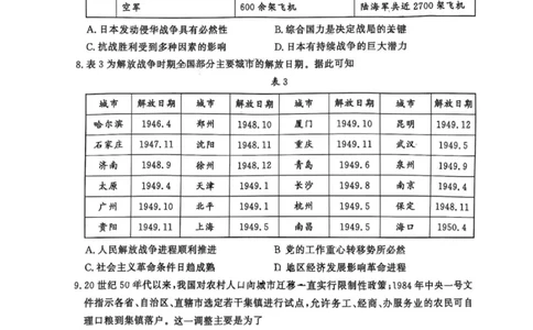 2025年3月济南市高三模拟考试历史_2025年3月_250328山东省济南市2025年3月高三模拟考试（济南一模）（全科）_2025年3月济南市高三3月模拟考试历史