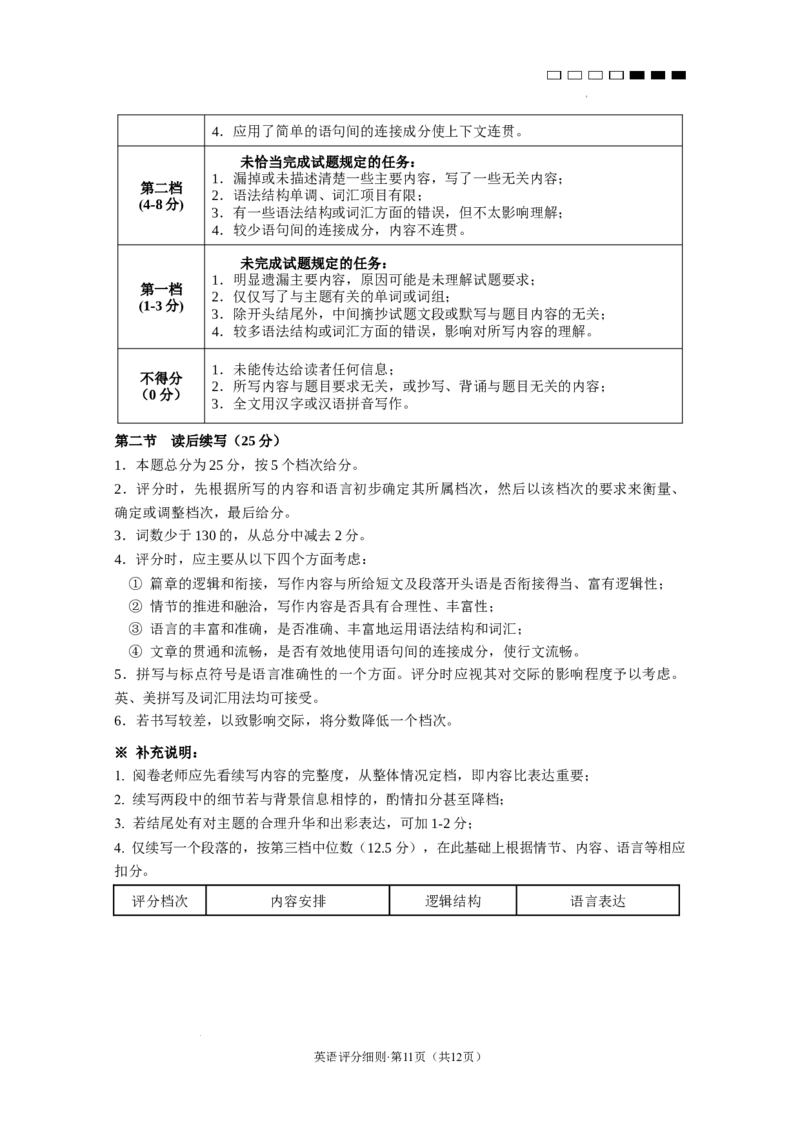 2025届云南三校高考备考实用性联考卷（七）英语答案_2025年3月_250324云南省三校2025届高三下学期3月高考备考实用性联考卷（七）（全科）