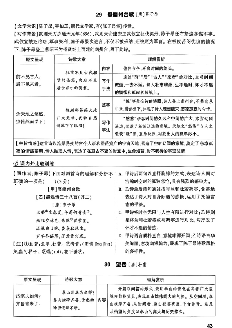 2026辽宁万唯试题研究（语文-2古诗文阅读）_26《万唯中考试题研究》辽宁_2026《辽宁万唯试题研究》语文