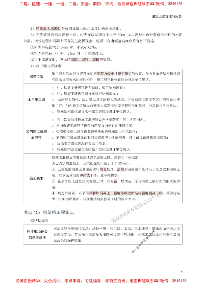 2025年一级建造师《建筑工程》考前10页纸_1_2026年一级建造师_2026年一建建筑_2025年一建建筑SVIP_05-考前密训✿央企特训✿机构普押_43-建筑《考前必背10页纸》233