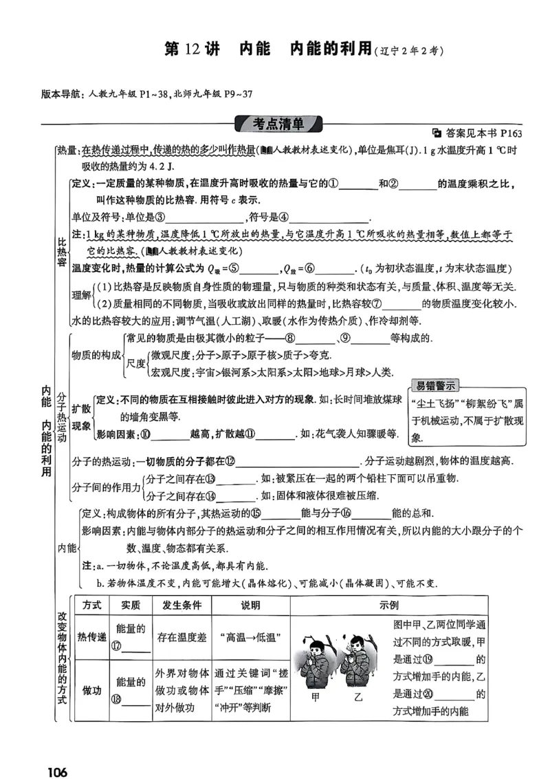 2026辽宁万唯试题研究（物理-1分层精讲本）_26《万唯中考试题研究》辽宁_2026《辽宁万唯试题研究》物理