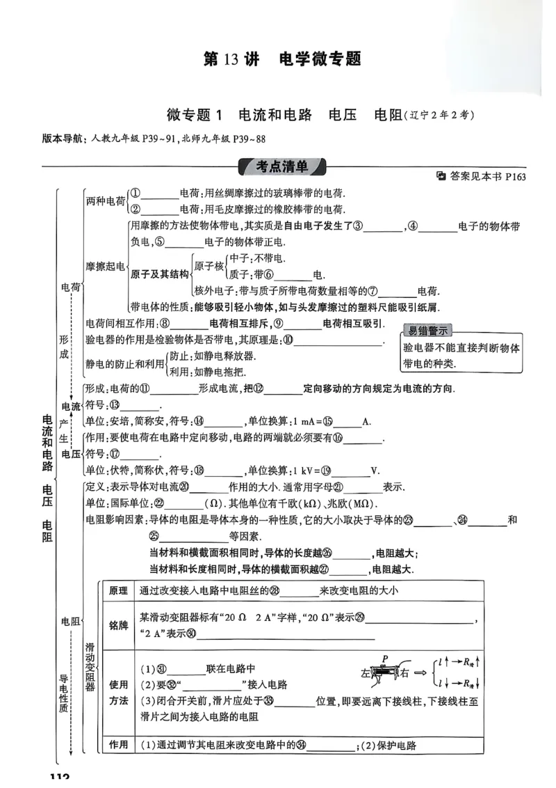 2026辽宁万唯试题研究（物理-1分层精讲本）_26《万唯中考试题研究》辽宁_2026《辽宁万唯试题研究》物理
