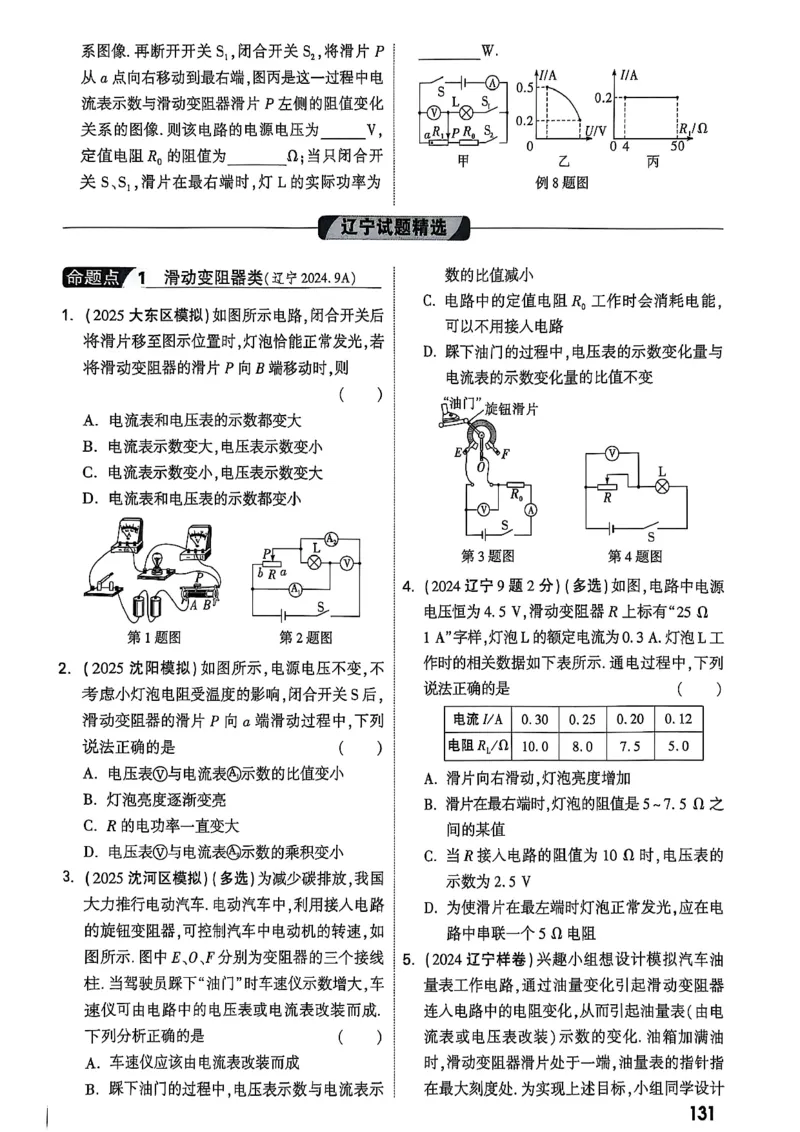 2026辽宁万唯试题研究（物理-1分层精讲本）_26《万唯中考试题研究》辽宁_2026《辽宁万唯试题研究》物理