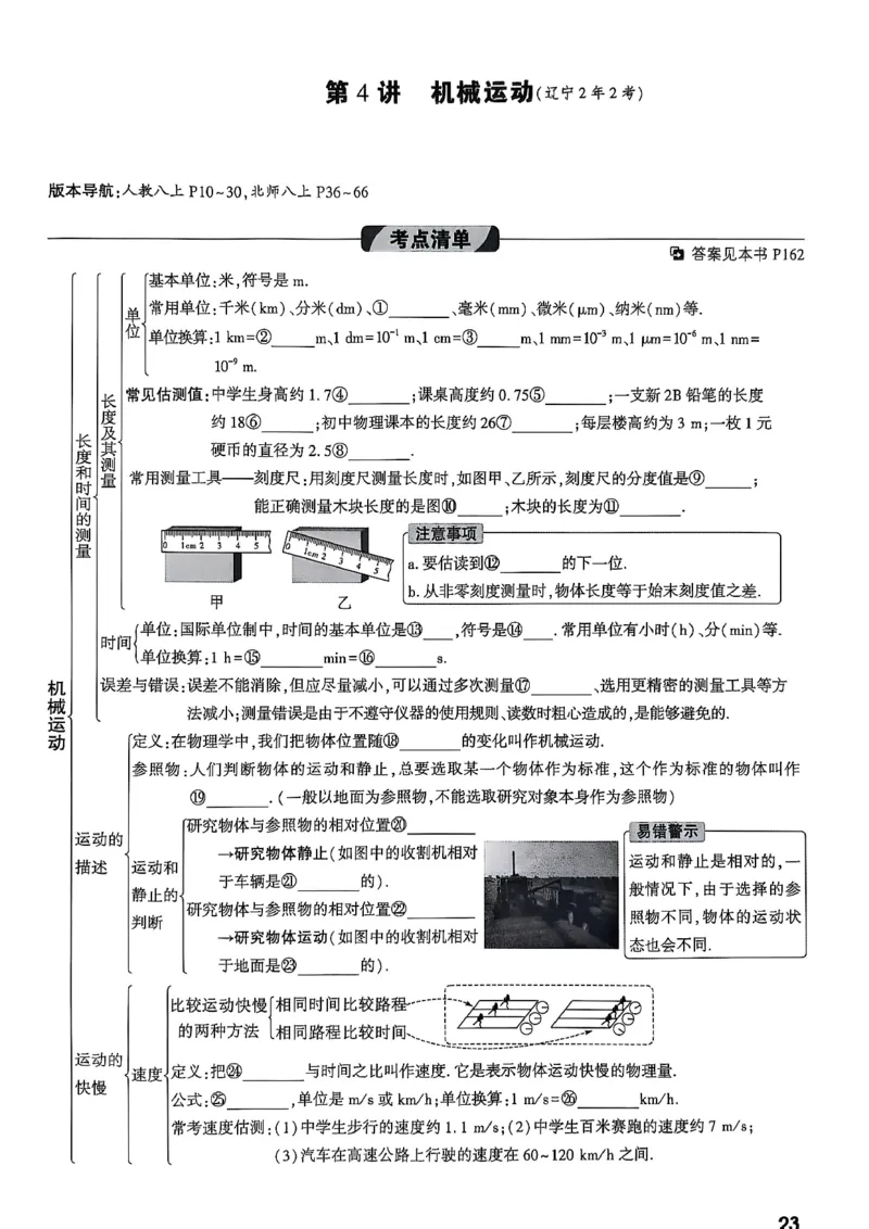2026辽宁万唯试题研究（物理-1分层精讲本）_26《万唯中考试题研究》辽宁_2026《辽宁万唯试题研究》物理