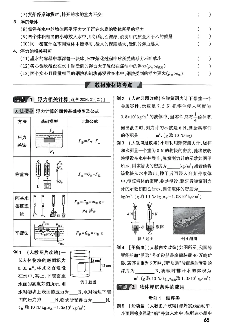 2026辽宁万唯试题研究（物理-1分层精讲本）_26《万唯中考试题研究》辽宁_2026《辽宁万唯试题研究》物理