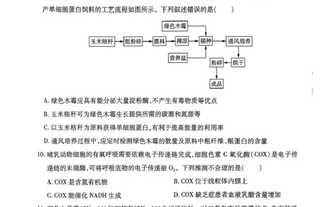 2025届黑龙江省哈尔滨市东北三省四市教研联合体高考模拟一模生物试题_2025年4月_2504112025年东北三省四市教研联合体高考模拟考试(一)（全科）