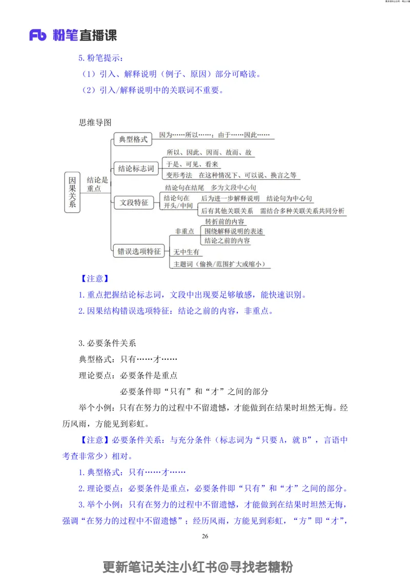 言语助教笔记2_2026考公资料_（10）粉笔_2026年国考980系统班FB_3.精讲讲练（55节）_1.言语-郭熙_助教笔记