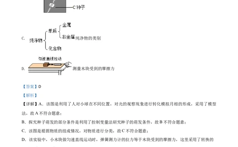 精品解析：浙江省绍兴市2020年中考科学试题（解析版）_中考真题_7.政治中考真题2015-2024年_2020政治真题79份_2020年中考真题精品解析科学（浙江绍兴卷）精编word版