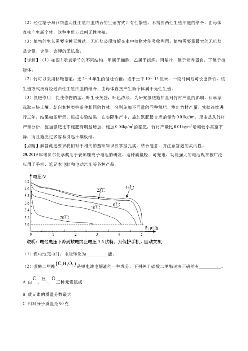 精品解析：浙江省绍兴市2020年中考科学试题（解析版）_中考真题_7.政治中考真题2015-2024年_2020政治真题79份_2020年中考真题精品解析科学（浙江绍兴卷）精编word版