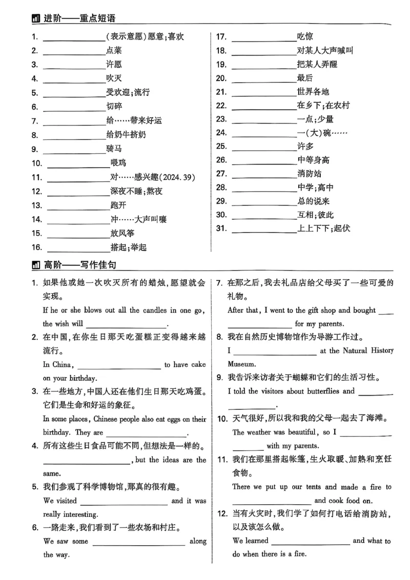 2026辽宁万唯试题研究（英语-3教材词句默写）_26《万唯中考试题研究》辽宁_2026《辽宁万唯试题研究》英语