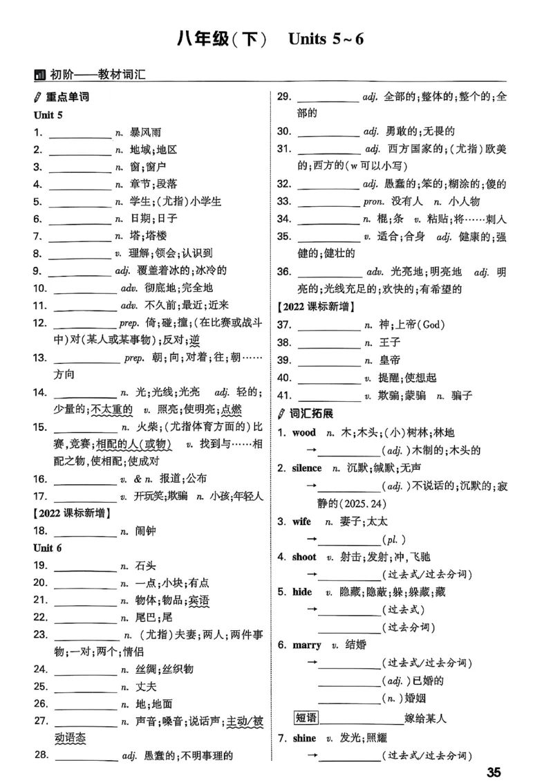 2026辽宁万唯试题研究（英语-3教材词句默写）_26《万唯中考试题研究》辽宁_2026《辽宁万唯试题研究》英语