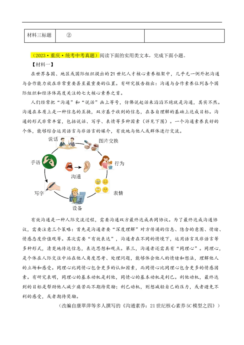 重点难点08非连续性阅读（五大考点多种技巧）（全国通用）（原卷版）_120中考语文全套复习_中考语文复习总复习_二轮复习资料_完2024年中考语文专题练习（全国通用）_重点难点