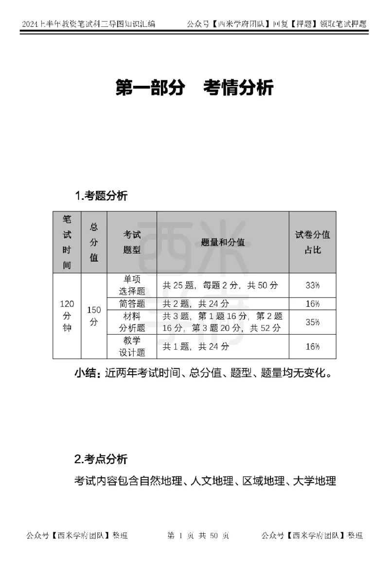 高中地理知识点汇编_4-教培资料-26年最新资料-同步更新_初中高中教资_03科三专项（进去保存报考的学科即可）_01科目三FB网课、三色速记手册、知识点导图等推荐_高中