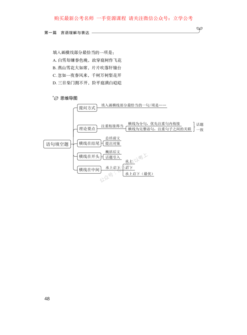 言语公众号：上岸的资料_2026考公资料_（10）粉笔_2025粉笔国考省考980（课＋笔记）_粉笔980（25多省）_42025FB四川省考980系统班_1.全方法精讲（视频+讲义+笔记）_讲义