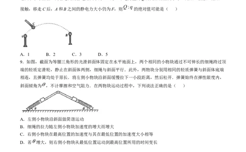 2025《高考真题&bull;河北》物理真题_2025《全国高考真题卷》各地方卷_2025《高考真题&bull;河北》