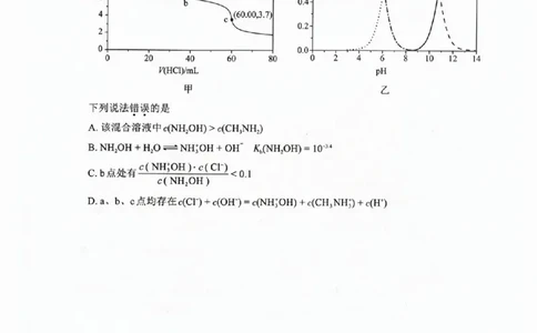 化学试卷_2025年4月_250411福建省九市联考2024~2025学年高三年级第三次质量检测（全科）_福建省九市联考2024~2025学年高三年级第三次质量检测化学