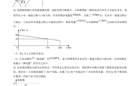 精品解析：2024年陕西省中考数学试题（原卷版）_中考真题_2.数学中考真题2015-2024年_2024中考数学真题