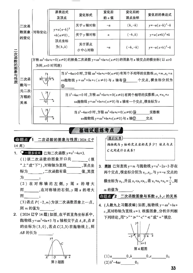 2026辽宁万唯试题研究（数学-1分层精讲本）_26《万唯中考试题研究》辽宁_2026《辽宁万唯试题研究》数学