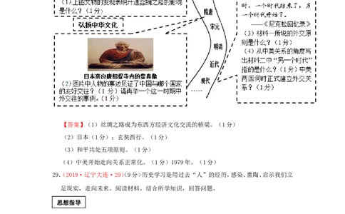 辽宁省大连市2019年中考历史真题试题_中考真题_6.历史中考真题2015-2024年_2019年全国中考历史170份