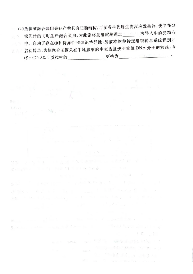 2025年辽宁名校联盟高三生物试卷-3月_2025年3月_250305辽宁名校联盟2025届高三下学期3月联考（全科）_辽宁省名校联盟2024-2025学年高三下学期3月份联合考试生物