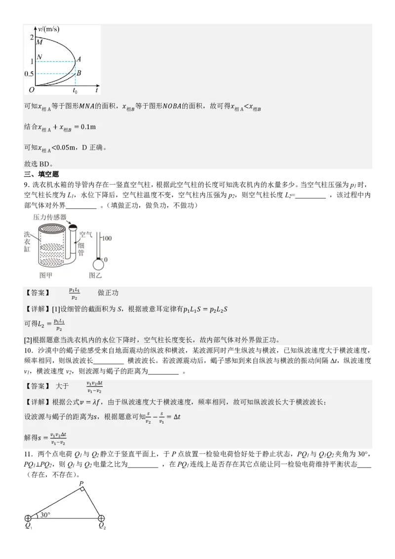 福建物理部分真题-答案_1.高考2025全国各省真题+答案_00.2025各省市高考真题及答案（按省份分类）_6、福建卷（全科，持续更新）_4.物理
