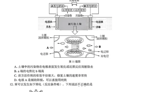 2024学年第二学期浙江省七彩阳光新高考研究联盟返校联考化学_2025年2月_2502172024学年第二学期浙江省七彩阳光新高考研究联盟返校联考（全科）
