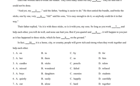 精品解析：山东省枣庄市2021年中考英语试题（原卷版）_中考真题_3.英语中考真题2015-2024年_2021中考英语真题86份_2021山东省_精品解析：山东省枣庄市2021年中考英语试题