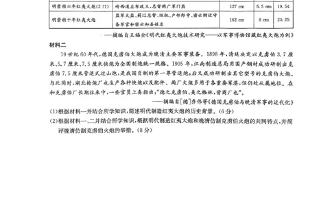 2025届九师联盟高三上学期1月期末历史试题+答案（K-G）_2025年1月_250123九师联盟2025届高三1月质量检测G（1.22-23）（全科）