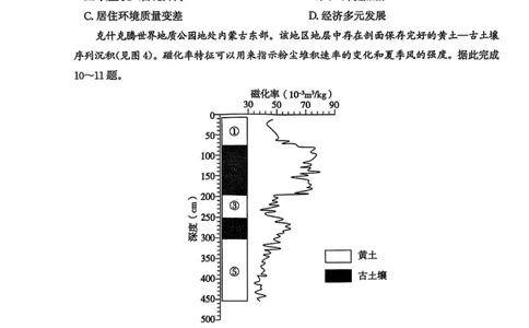 2025届河北省沧州市高三下学期4月复习质量监测（二模）地理试题（含答案）_2025年4月_2504162025届河北省沧州市高三下学期4月复习质量监测（二模）（全科）