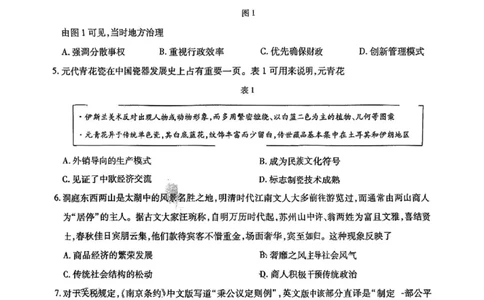 上进联考-2025届广东省高三5月联合测评-历史试卷_2025年5月_250514广东上进联考2025届高三5月联合测评（全科）