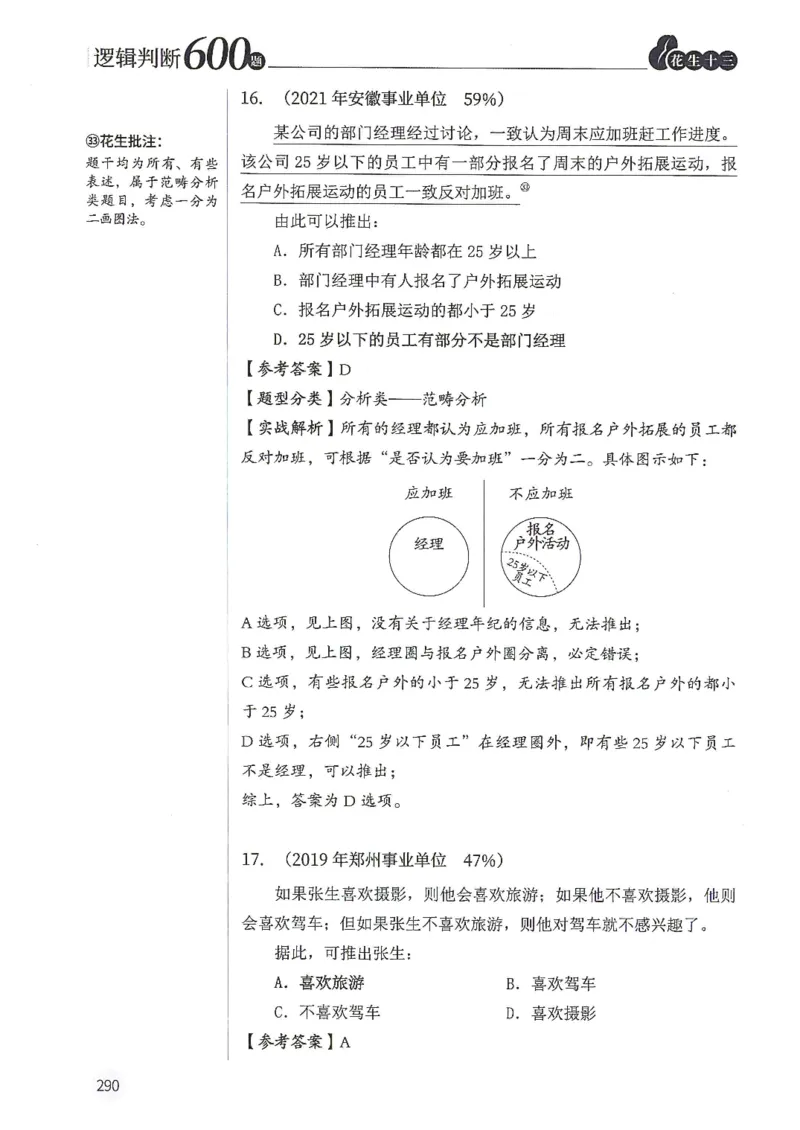 逻辑判断600分析篇_2026考公资料_花生十三合集_刷题花生十三逻辑判断600题⭐⭐