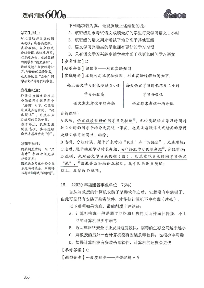 逻辑判断600分析篇_2026考公资料_花生十三合集_刷题花生十三逻辑判断600题⭐⭐
