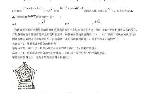 陕西省铜川市2024届高三上学期第一次模拟考试文科数学_2024届陕西省铜川市高三上学期第一次模拟考试_陕西省铜川市2024届高三上学期第一次模拟考试文科数学