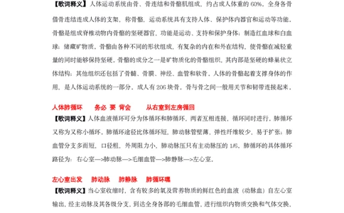 人体口诀歌详细释义_1610599560_2026考公资料_（20）李梦娇_4李梦娇所有的口诀歌合集（全全全！！）_人体口诀歌