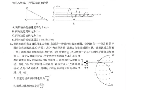 2025届湛江二模物理试题_2025年4月_2504182025届广东省湛江市高三下学期4月二模（全科）_2025届广东省湛江市高三下学期4月二模物理