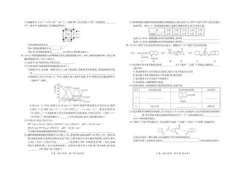 2025届2月广东领航高三联考-试卷_2025年2月_250212广东省领航高中联盟2025届高三下学期2月开学考(1)_广东领航高中联盟2025届高三下学期2月联考化学