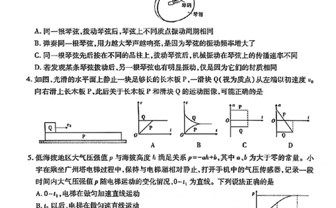 云南民族大学附属高级中学2026届高三联考卷（二）物理_2025年10月_12026年试卷教辅资源等多个文件_251018云南民族大学附属高级中学2026届高三联考卷（二）（全科）